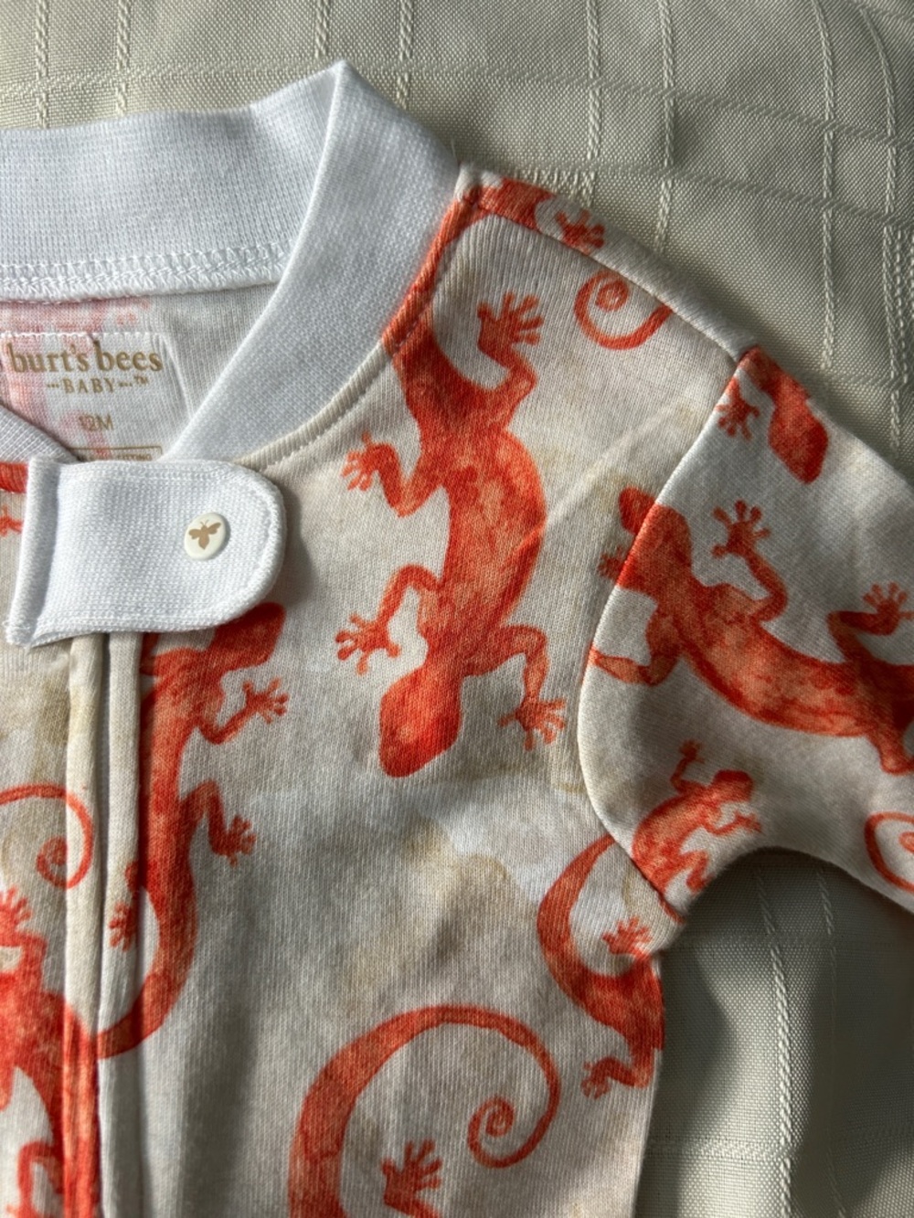 Burt’s bees baby organic cotton onesie, 12m